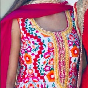 Indian Bollywood multicolour suit